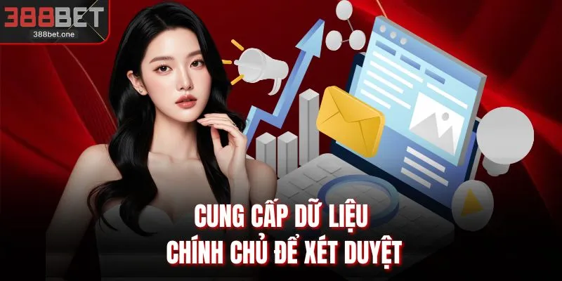 Cung cấp dữ liệu chính chủ để xét duyệt