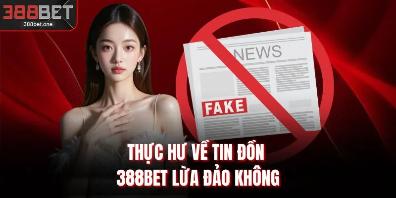 Thực hư về tin đồn 388BET lừa đảo không